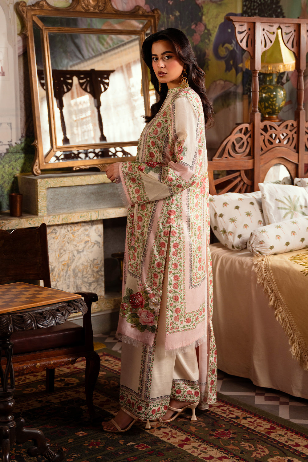 Saira Rizwan | Dahini Silk Pret | ADELIA -SRLP07-25 - House Of Anaya