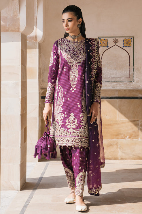 Jazmin | Shahkaar Luxury Lawn 24 | SL24-D6 - Riwayat-e-Khas