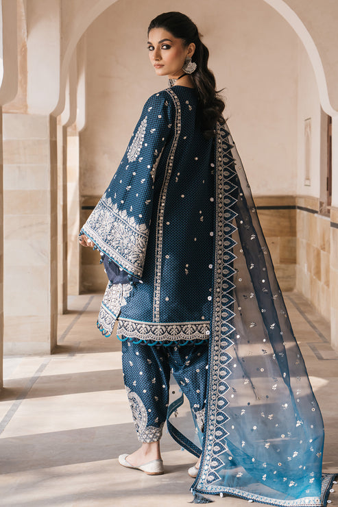 Jazmin | Shahkaar Luxury Lawn 24 | SL24-D5 - Riwayat-e-Khas