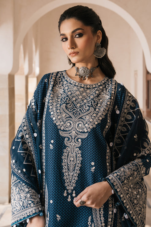 Jazmin | Shahkaar Luxury Lawn 24 | SL24-D5 - Riwayat-e-Khas