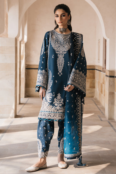 Jazmin | Shahkaar Luxury Lawn 24 | SL24-D5 - Riwayat-e-Khas