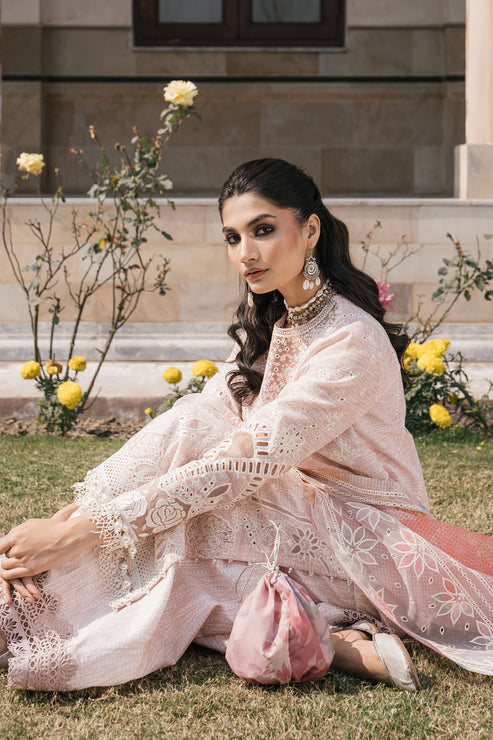 Jazmin | Shahkaar Luxury Lawn 24 | SL24-D8 - Riwayat-e-Khas