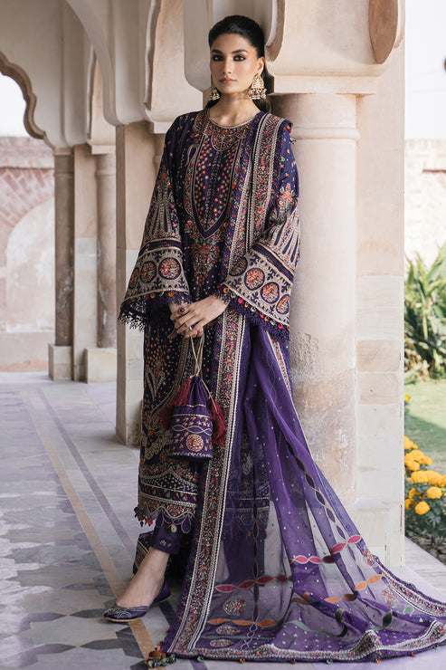 Jazmin | Shahkaar Luxury Lawn 24 | SL24-D9 - Riwayat-e-Khas