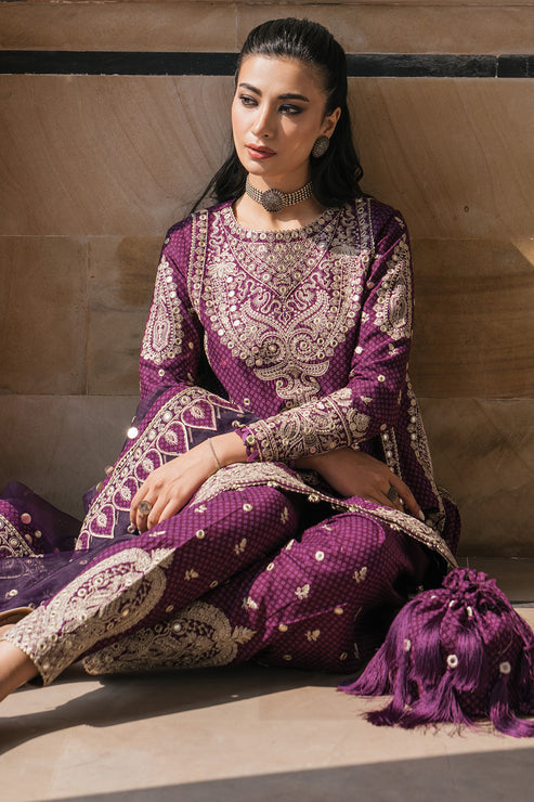 Jazmin | Shahkaar Luxury Lawn 24 | SL24-D6 - Riwayat-e-Khas