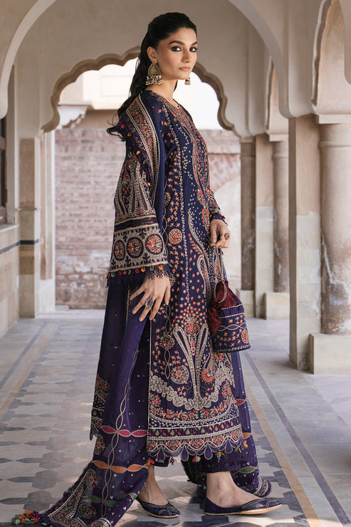 Jazmin | Shahkaar Luxury Lawn 24 | SL24-D9 - Riwayat-e-Khas