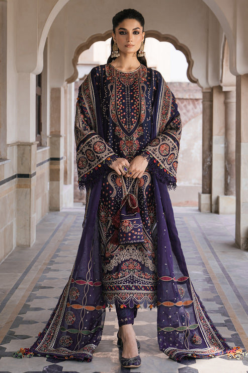 Jazmin | Shahkaar Luxury Lawn 24 | SL24-D9 - Riwayat-e-Khas