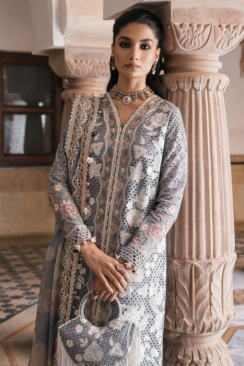 Jazmin | Shahkaar Luxury Lawn 24 | SL24-D3 - Riwayat-e-Khas