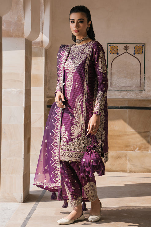 Jazmin | Shahkaar Luxury Lawn 24 | SL24-D6 - Riwayat-e-Khas