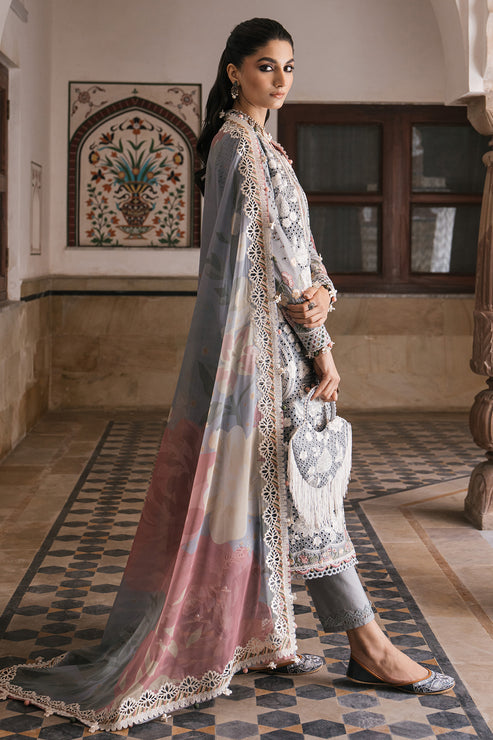 Jazmin | Shahkaar Luxury Lawn 24 | SL24-D3 - Riwayat-e-Khas
