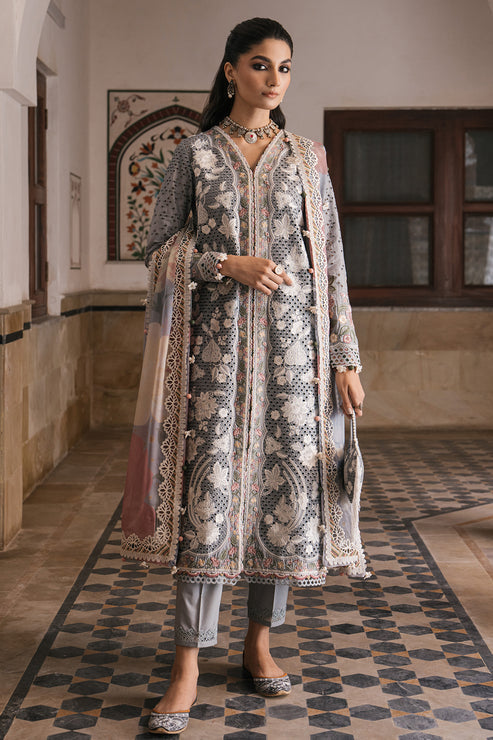 Jazmin | Shahkaar Luxury Lawn 24 | SL24-D3 - Riwayat-e-Khas