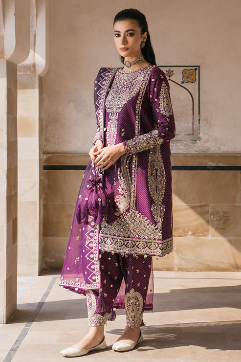 Jazmin | Shahkaar Luxury Lawn 24 | SL24-D6 - Riwayat-e-Khas