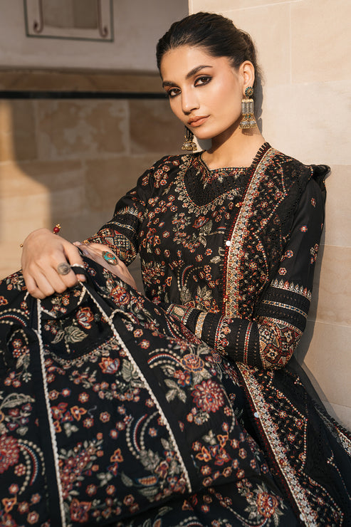 Jazmin | Shahkaar Luxury Lawn 24 | SL24-D15 - Riwayat-e-Khas