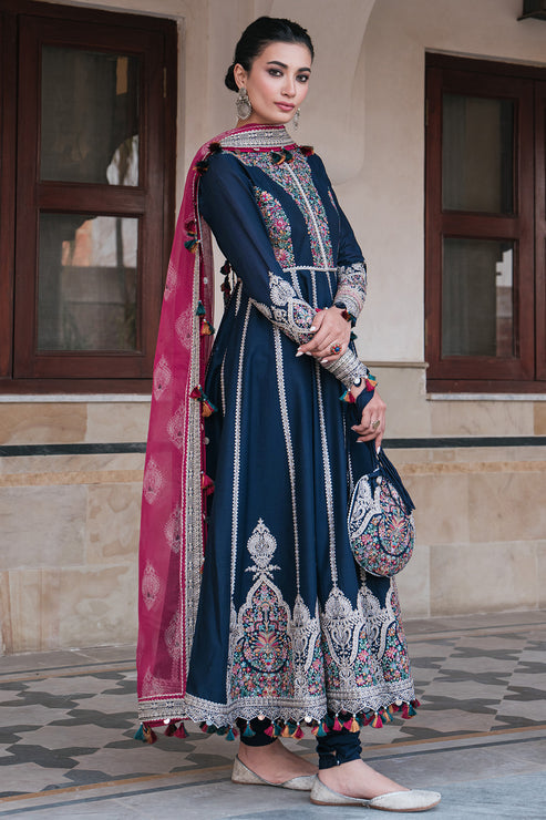 Jazmin | Shahkaar Luxury Lawn 24 | SL24-D12 - Riwayat-e-Khas