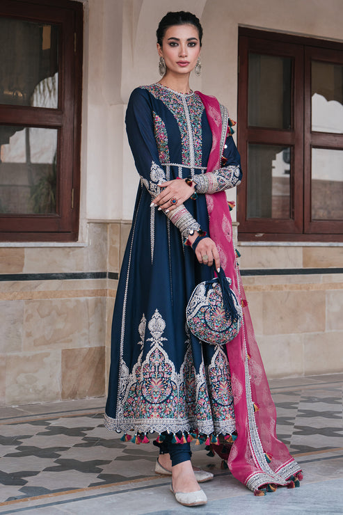 Jazmin | Shahkaar Luxury Lawn 24 | SL24-D12 - Riwayat-e-Khas