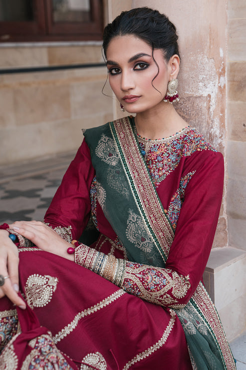 Jazmin | Shahkaar Luxury Lawn 24 | SL24-D11 - Riwayat-e-Khas