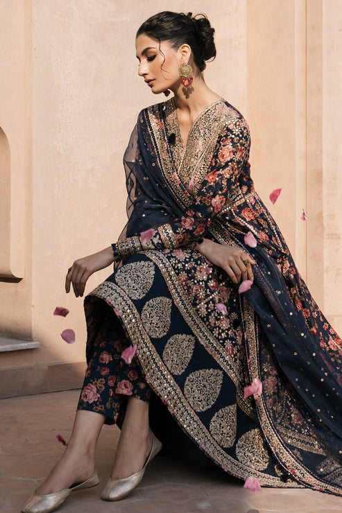 Jazmin | Shahkaar Luxury Lawn 24 | SL24-D1 - Riwayat-e-Khas