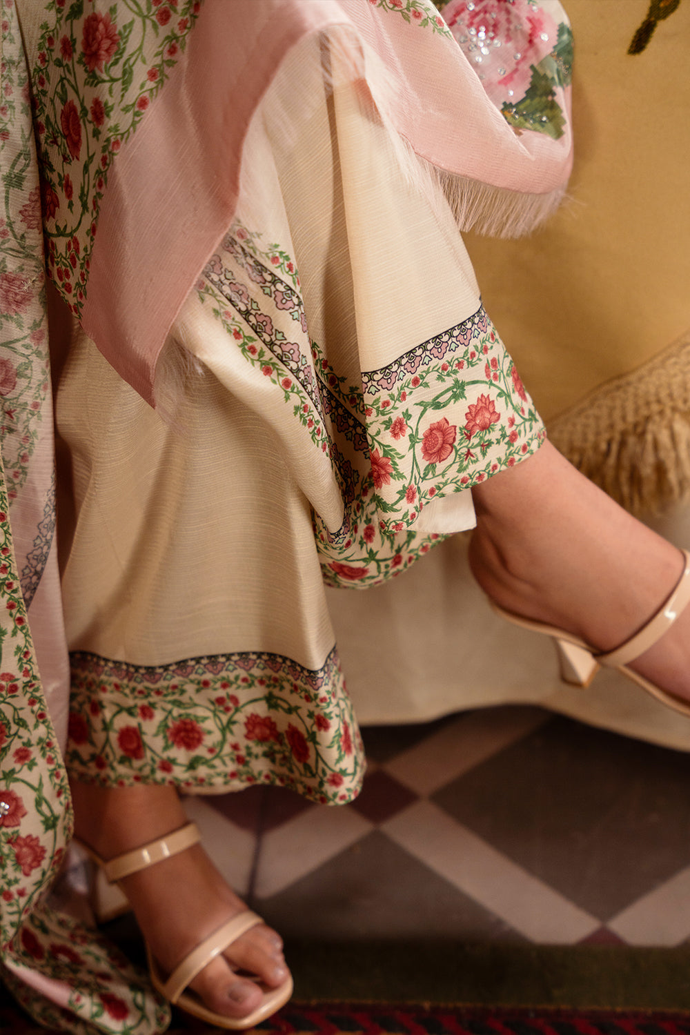 Saira Rizwan | Dahini Silk Pret | ADELIA -SRLP07-25 - House Of Anaya