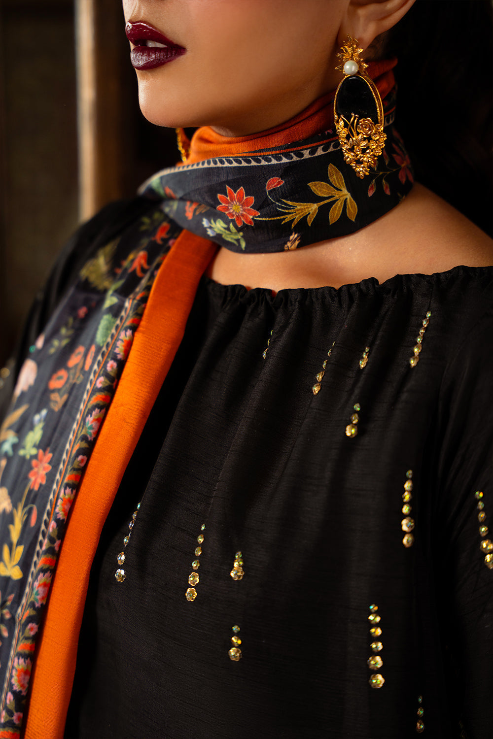 Saira Rizwan | Dahini Silk Pret | ESMA - SRLP02-25 - Riwayat-e-Khas