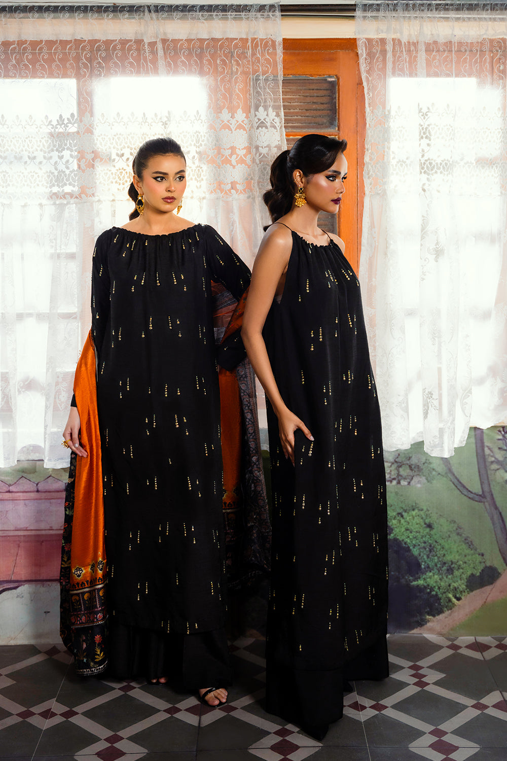 Saira Rizwan | Dahini Silk Pret | ESMA - SRLP02-25 - Riwayat-e-Khas