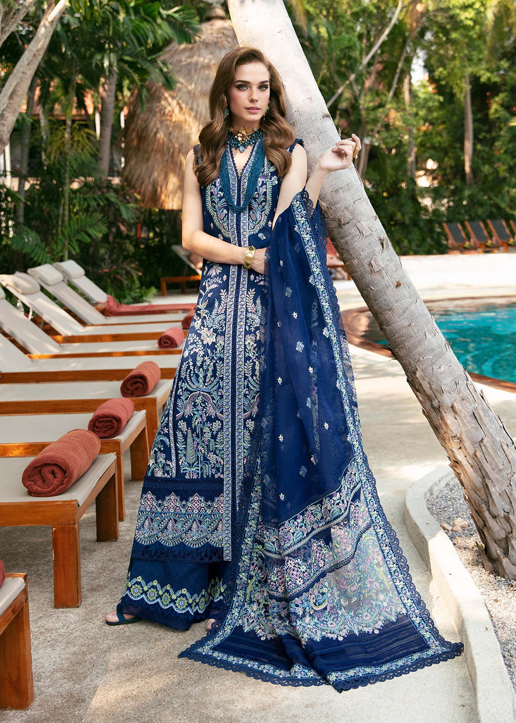 Kanwal Malik | Sareen Luxury Lawn 24 | Rohma - House Of Anaya