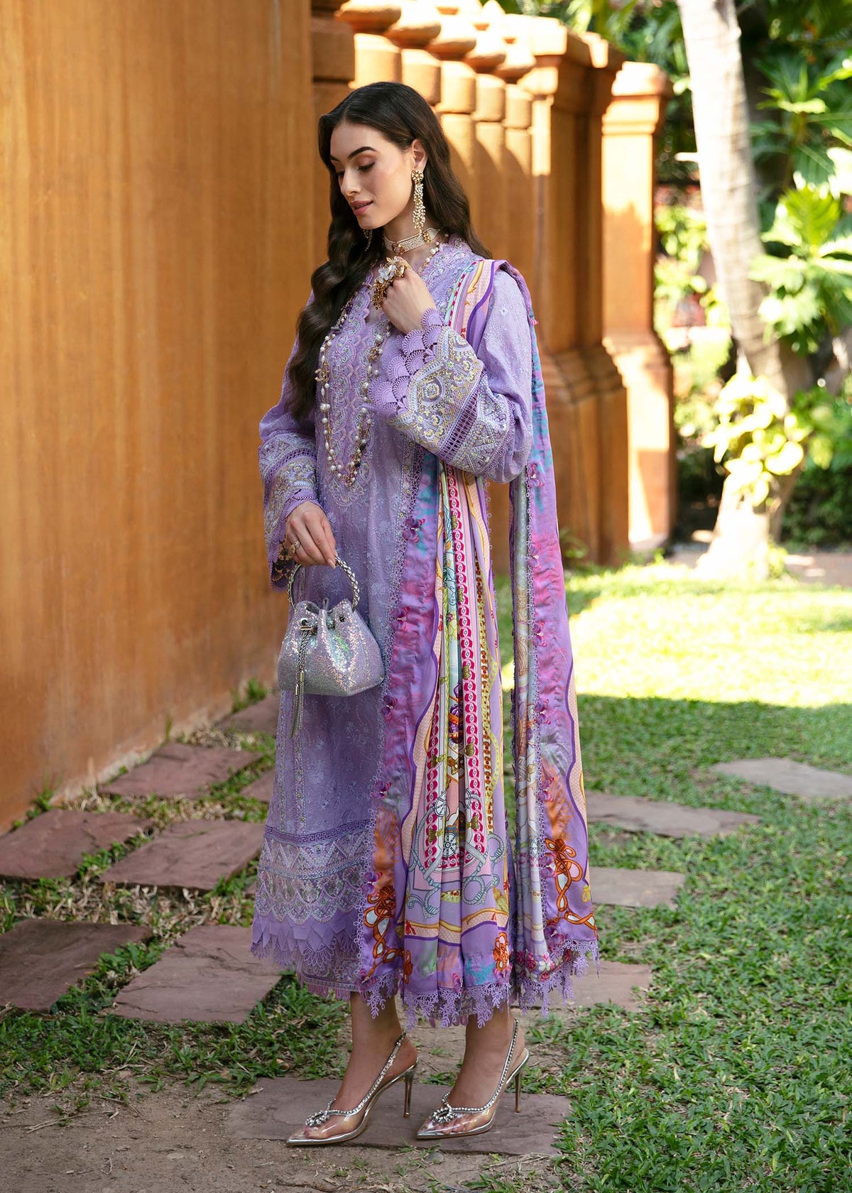 Kanwal Malik | Sareen Luxury Lawn 24 | Capri - House Of Anaya