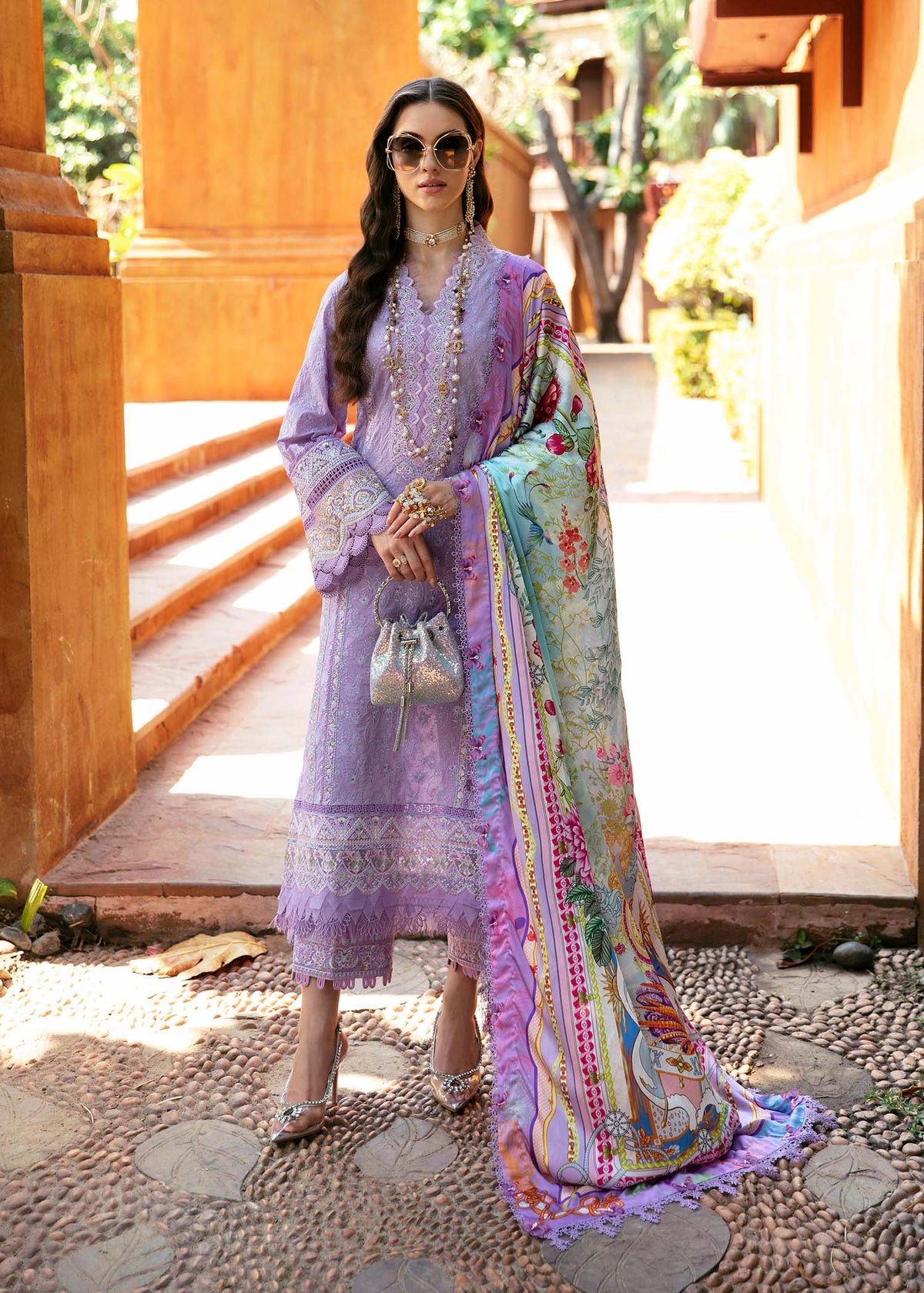Kanwal Malik | Sareen Luxury Lawn 24 | Capri - House Of Anaya