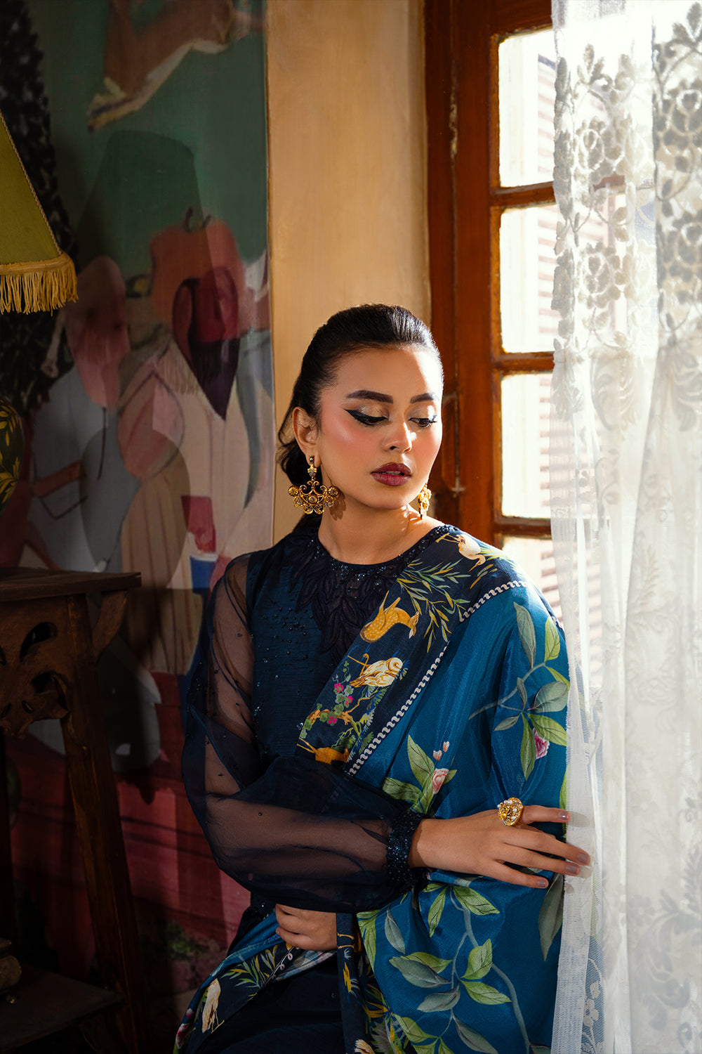 Saira Rizwan | Dahini Silk Pret | SIAN -SRLP03-25 - Riwayat-e-Khas