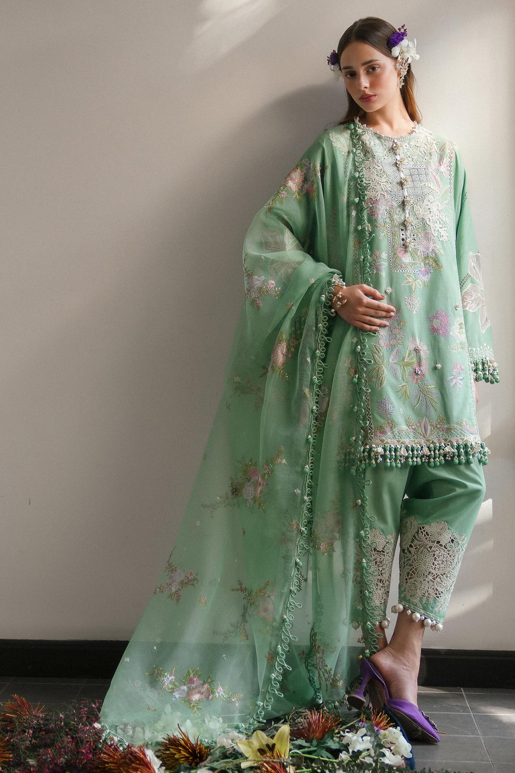 Sana Safinaz | Luxury Lawn 25 | L251-008A-3CT