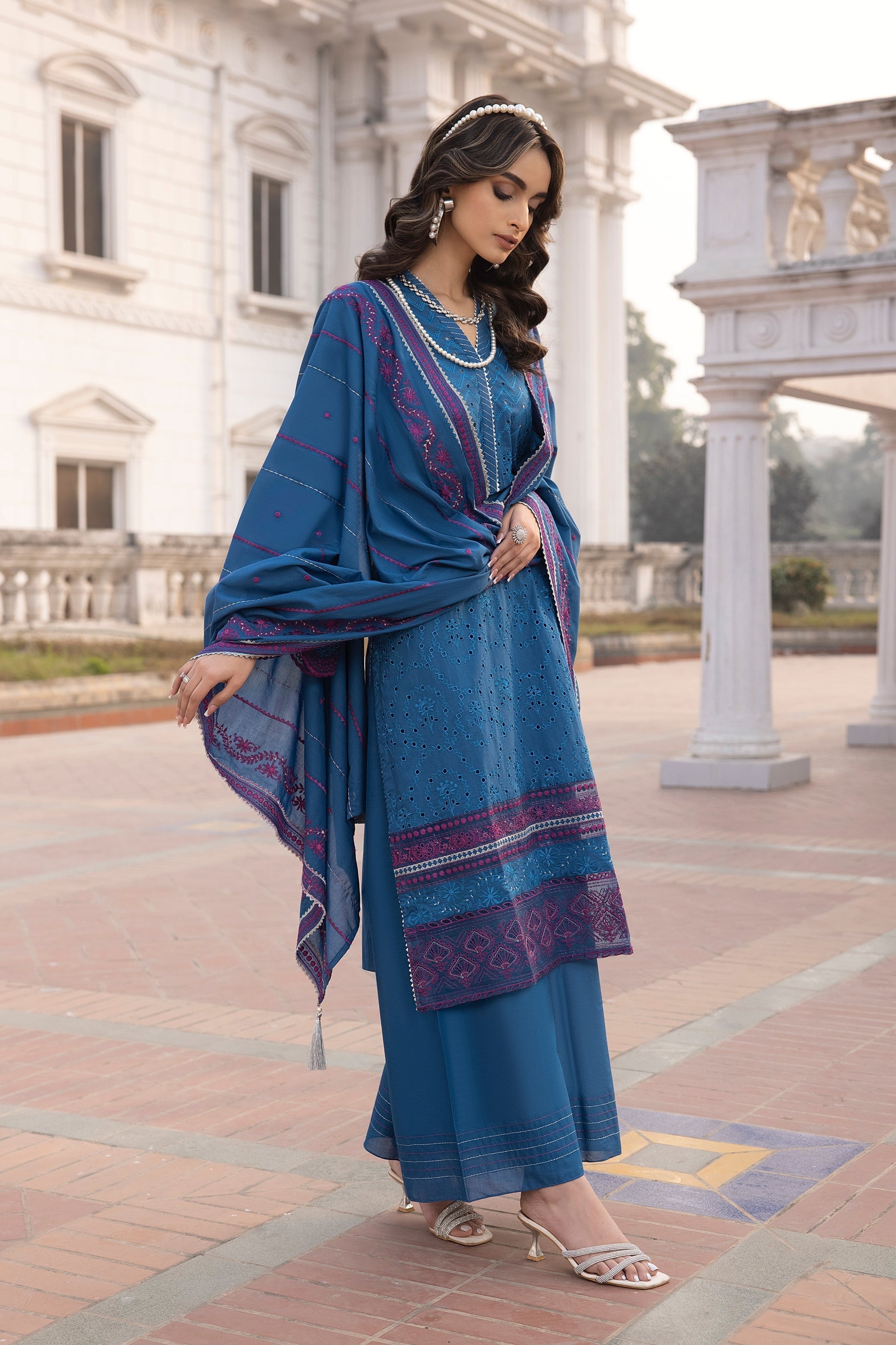 LSM | Spring Embroidered 24 | A-4 - Riwayat-e-Khas