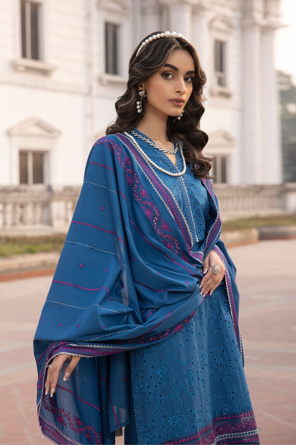 LSM | Spring Embroidered 24 | A-4 - Riwayat-e-Khas