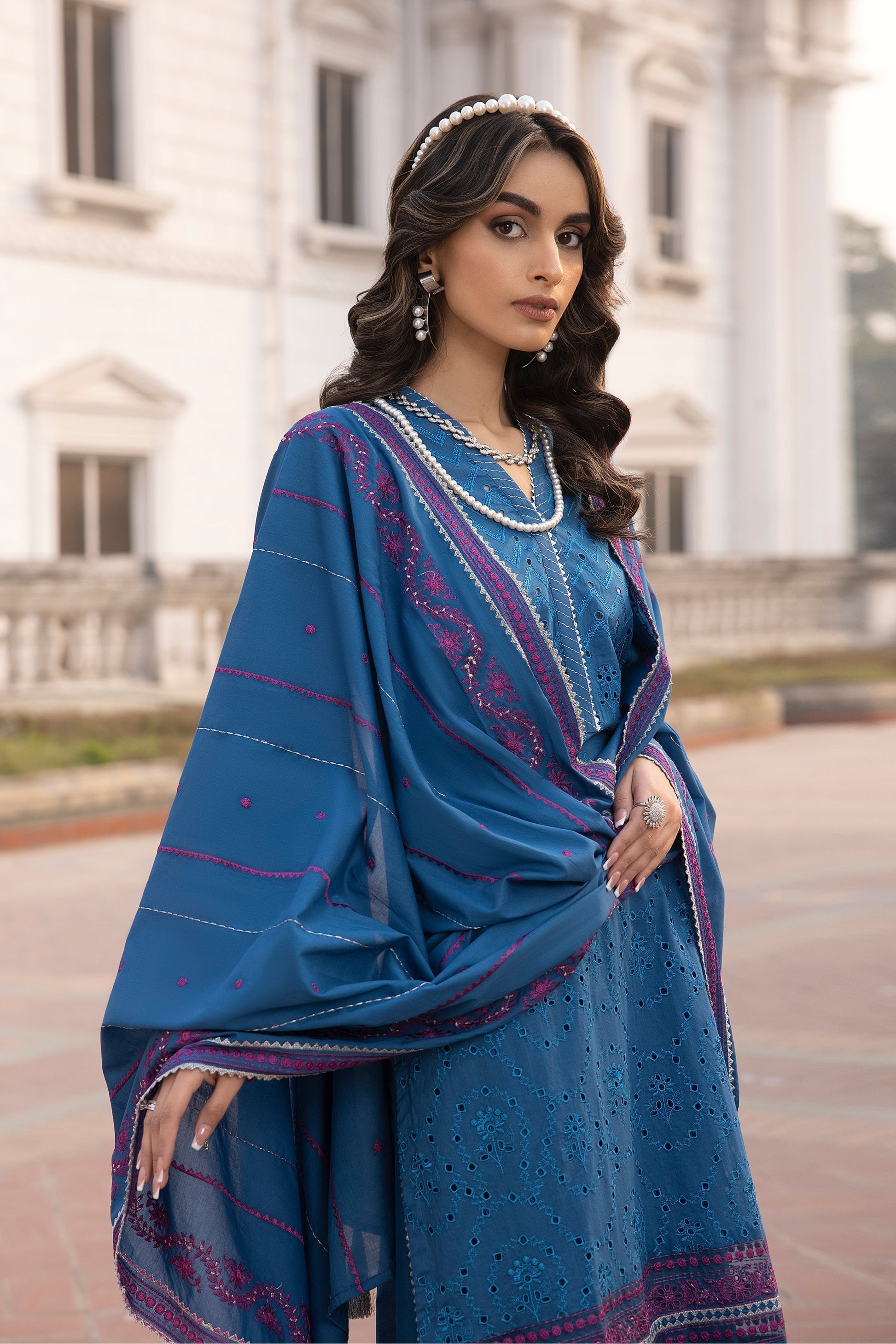 LSM | Spring Embroidered 24 | A-4 - Riwayat-e-Khas