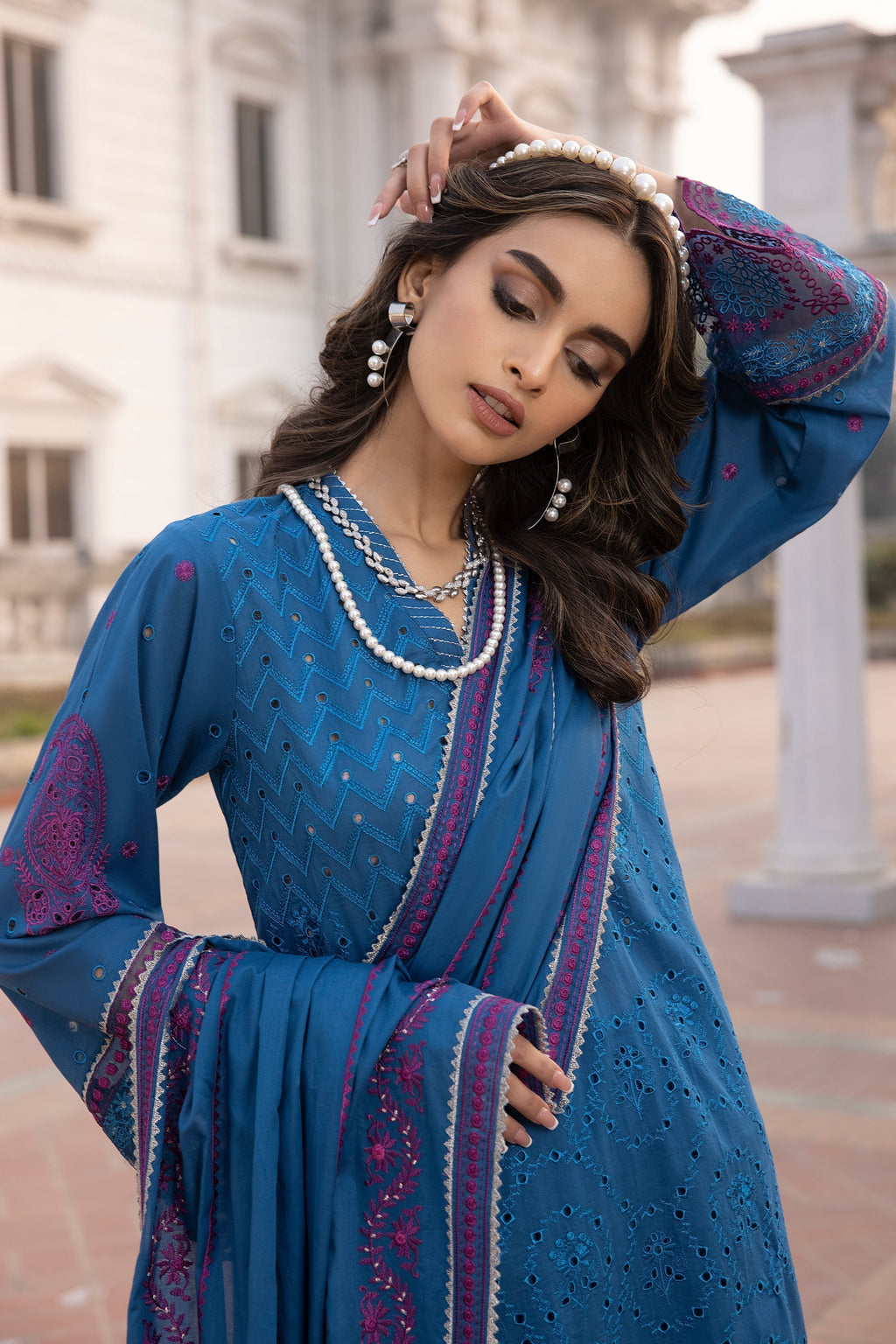 LSM | Spring Embroidered 24 | A-4 - Riwayat-e-Khas