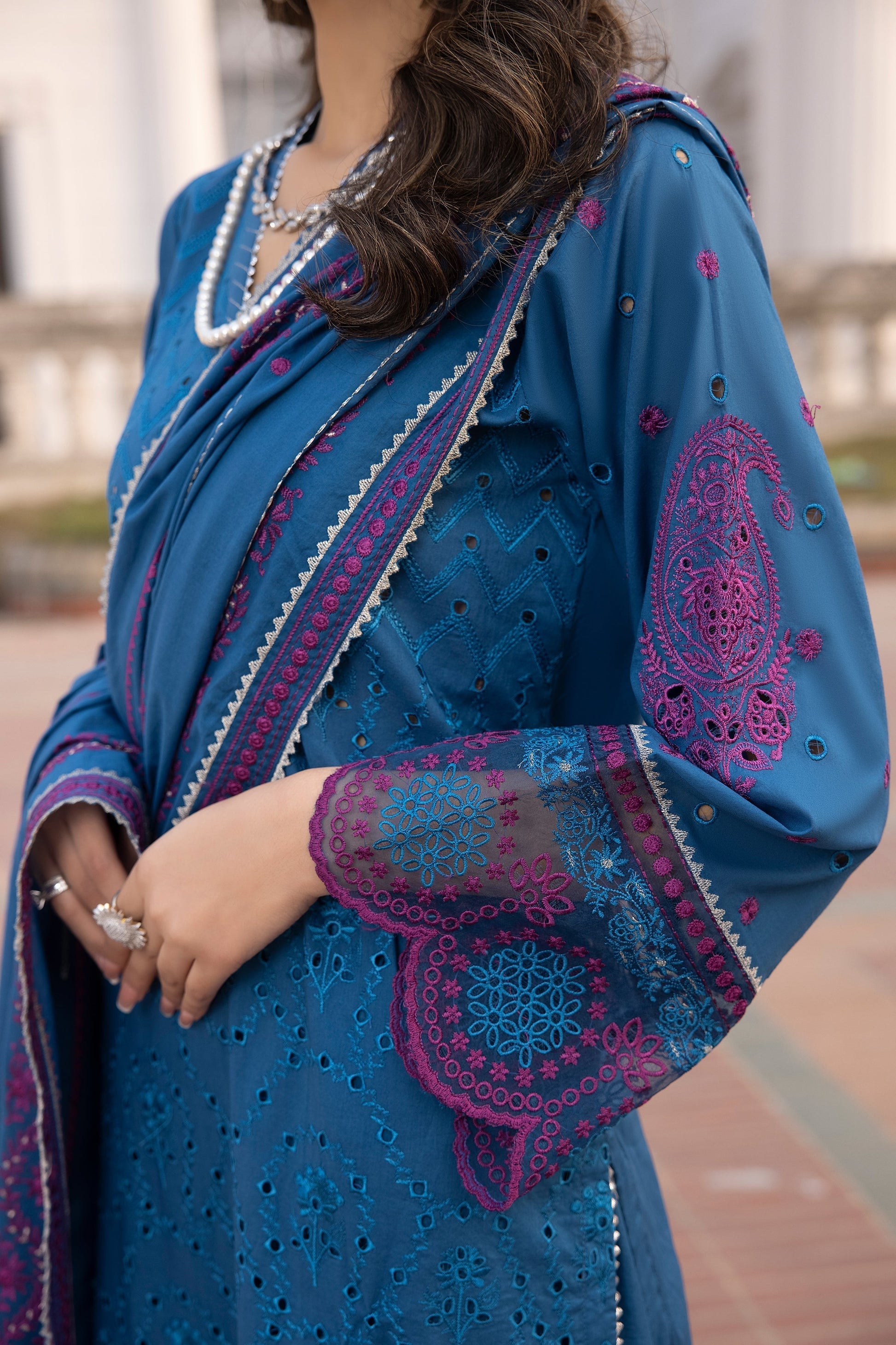 LSM | Spring Embroidered 24 | A-4 - Riwayat-e-Khas