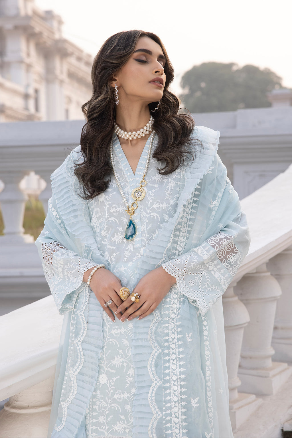 LSM | Spring Embroidered 24 | A-8 - Riwayat-e-Khas