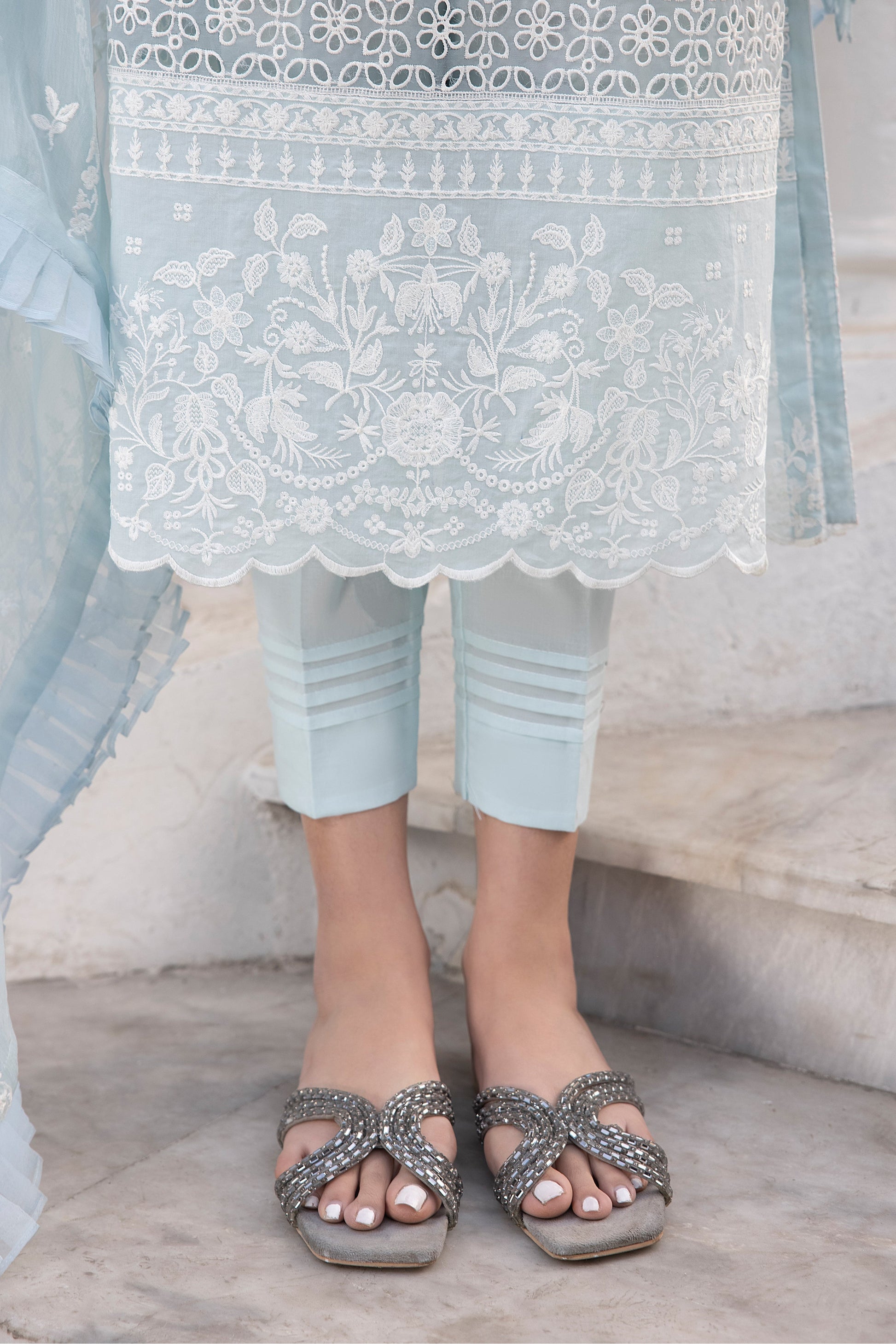 LSM | Spring Embroidered 24 | A-8 - Riwayat-e-Khas