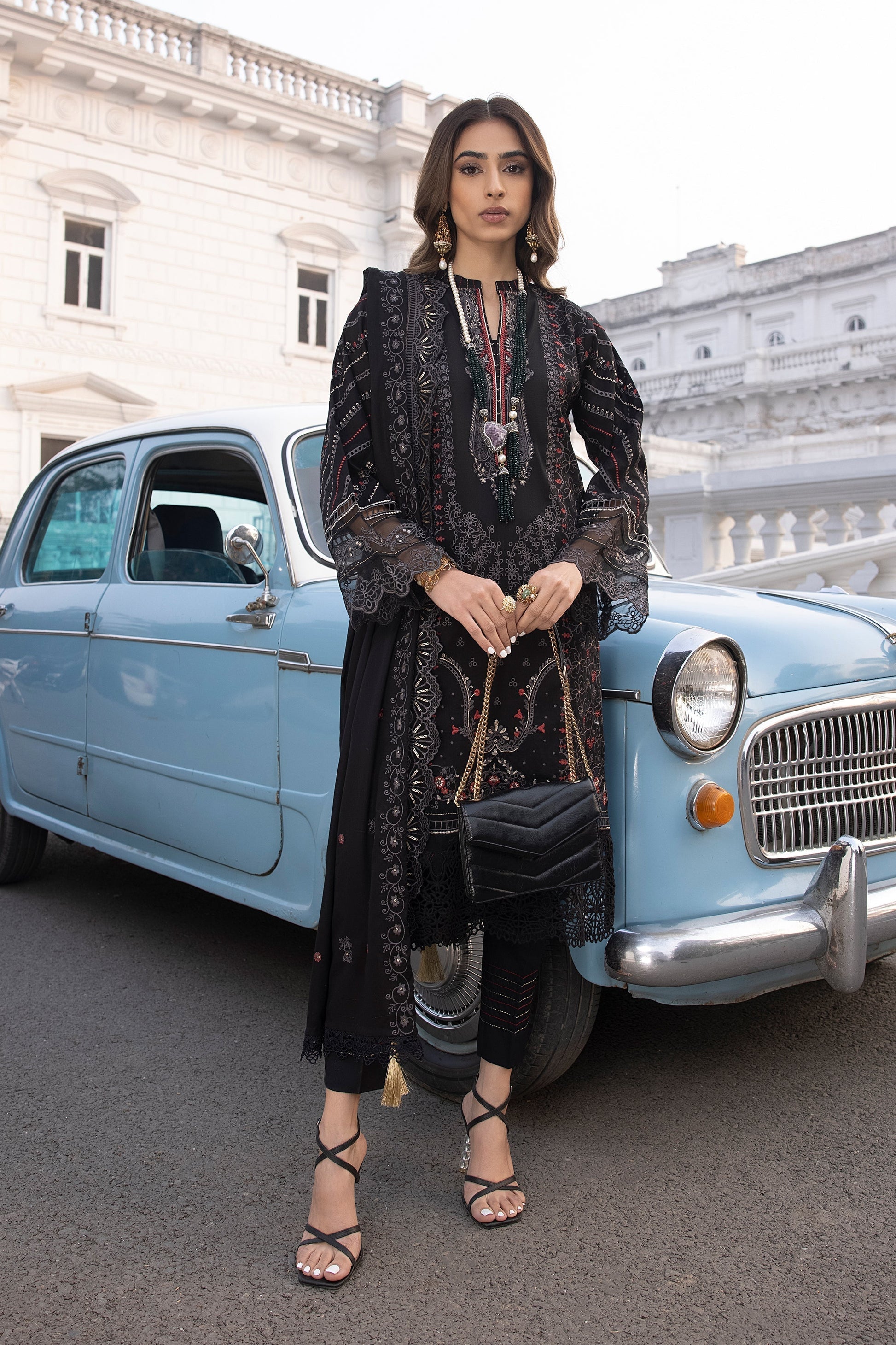 LSM | Spring Embroidered 24 | A-12 - Riwayat-e-Khas