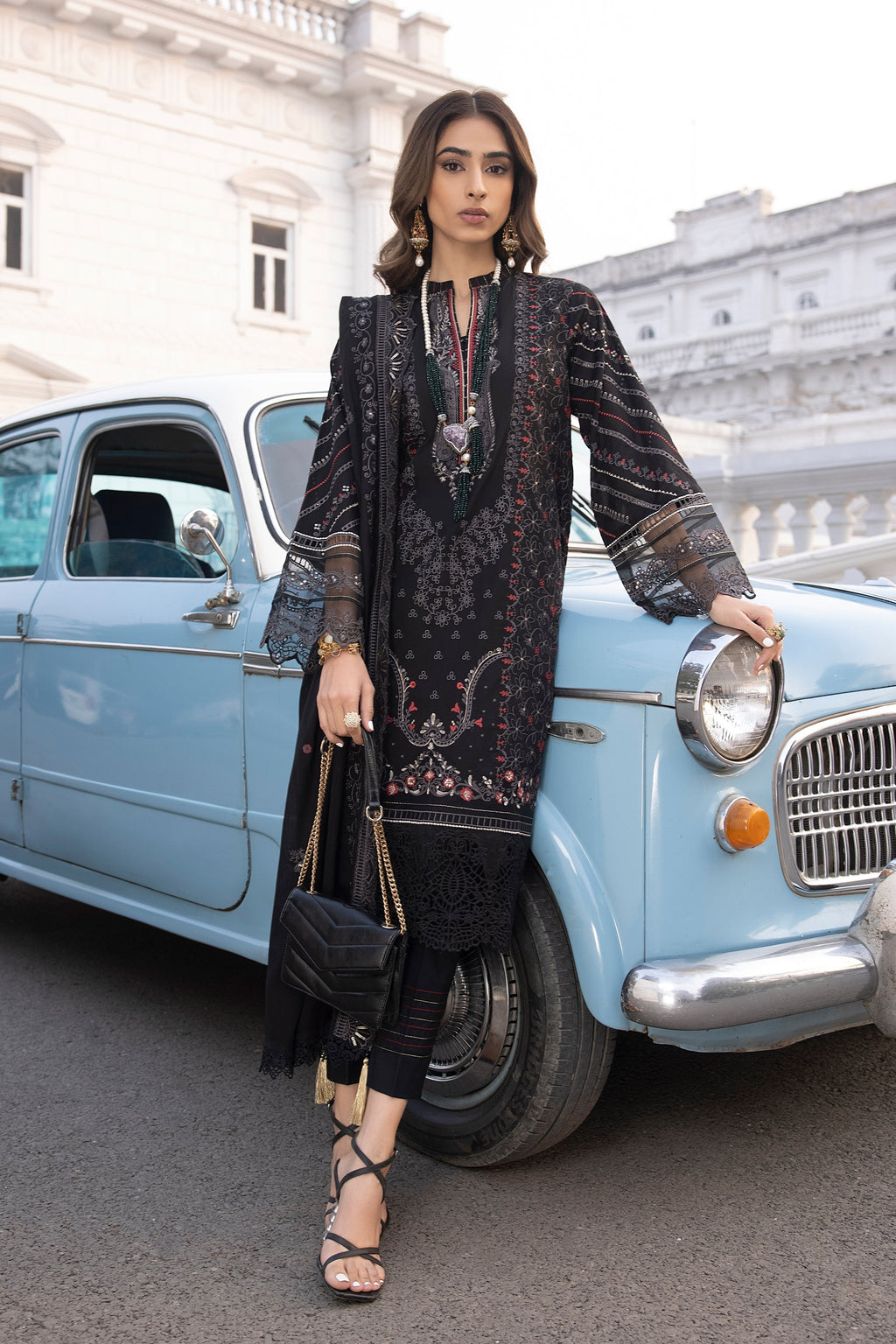 LSM | Spring Embroidered 24 | A-7 - Riwayat-e-Khas