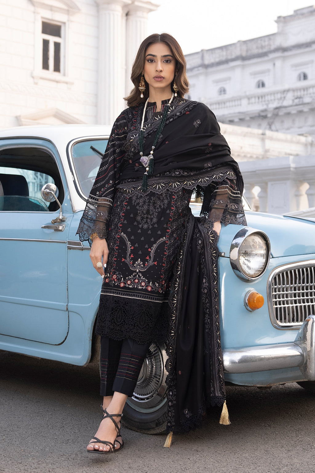 LSM | Spring Embroidered 24 | A-12 - Riwayat-e-Khas