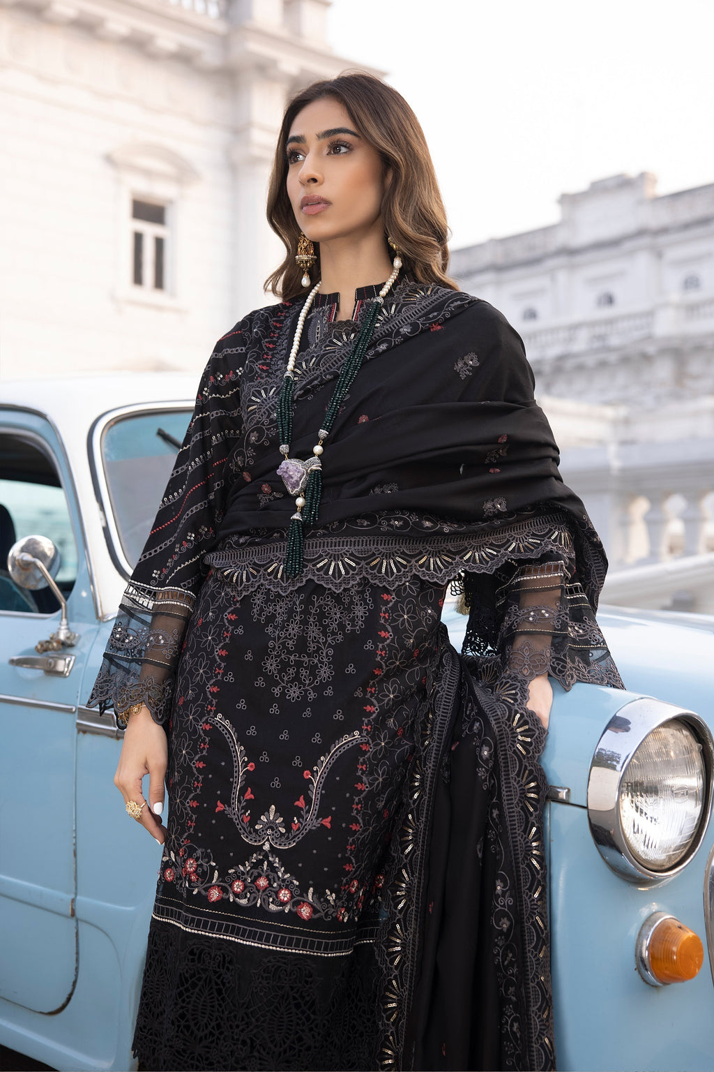 LSM | Spring Embroidered 24 | A-12 - Riwayat-e-Khas