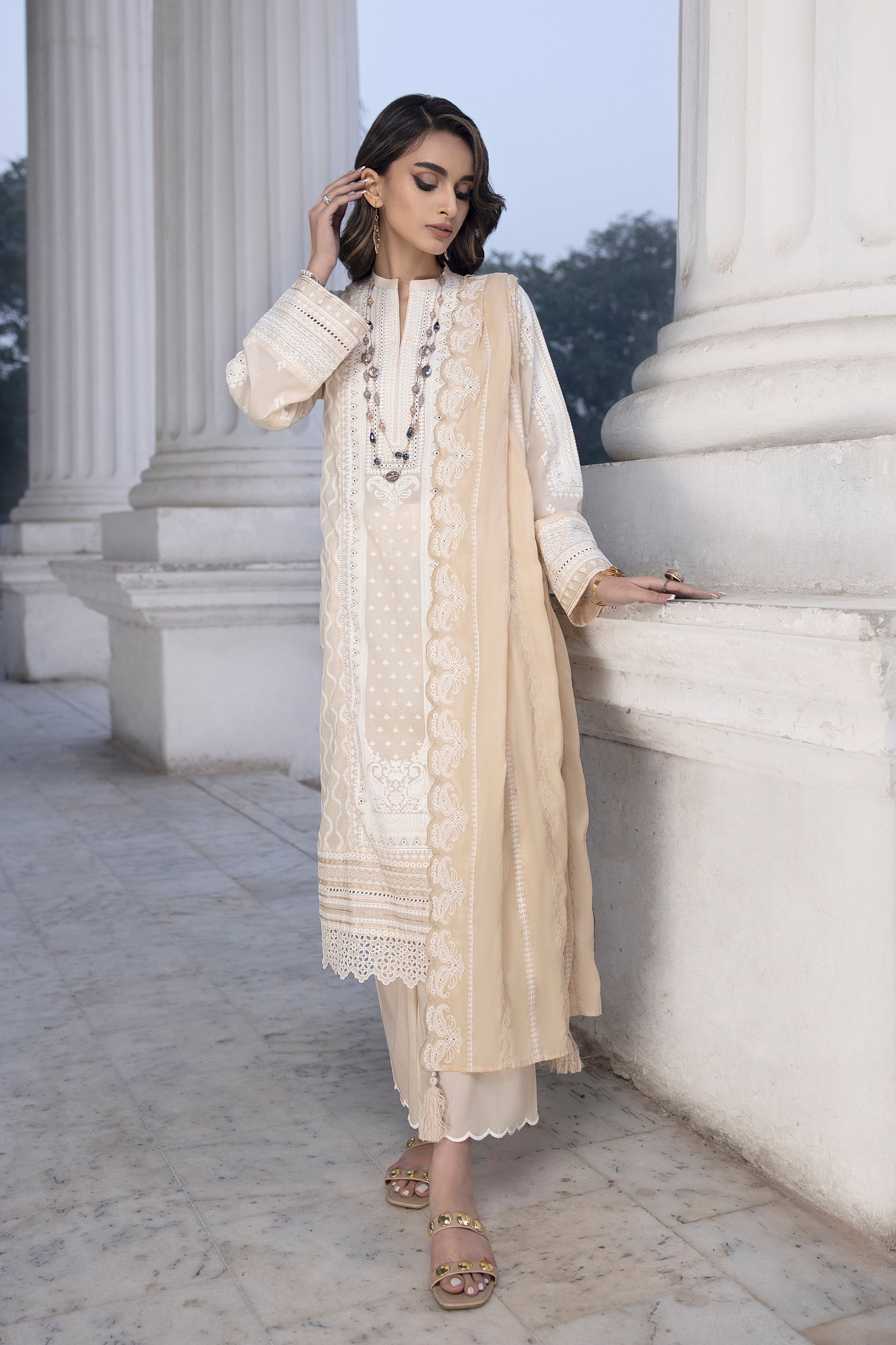 LSM | Spring Embroidered 24 | A-6 - Riwayat-e-Khas