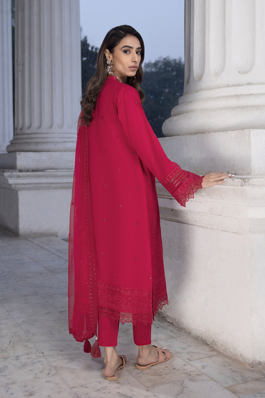 LSM | Spring Embroidered 24 | A-15 - Riwayat-e-Khas