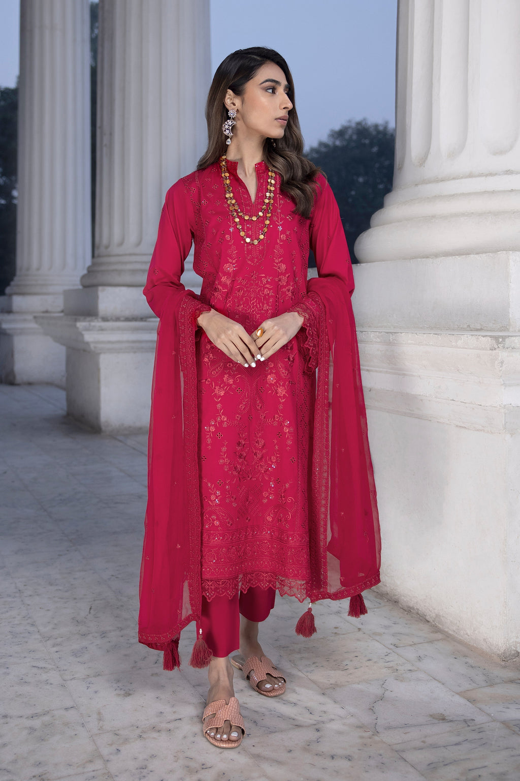 LSM | Spring Embroidered 24 | A-15 - Riwayat-e-Khas