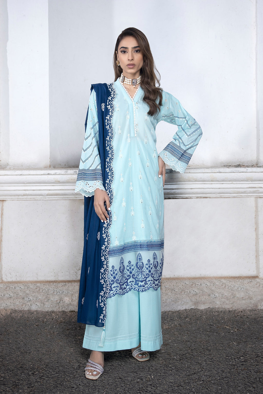 LSM | Spring Embroidered 24 | A-1 - Riwayat-e-Khas