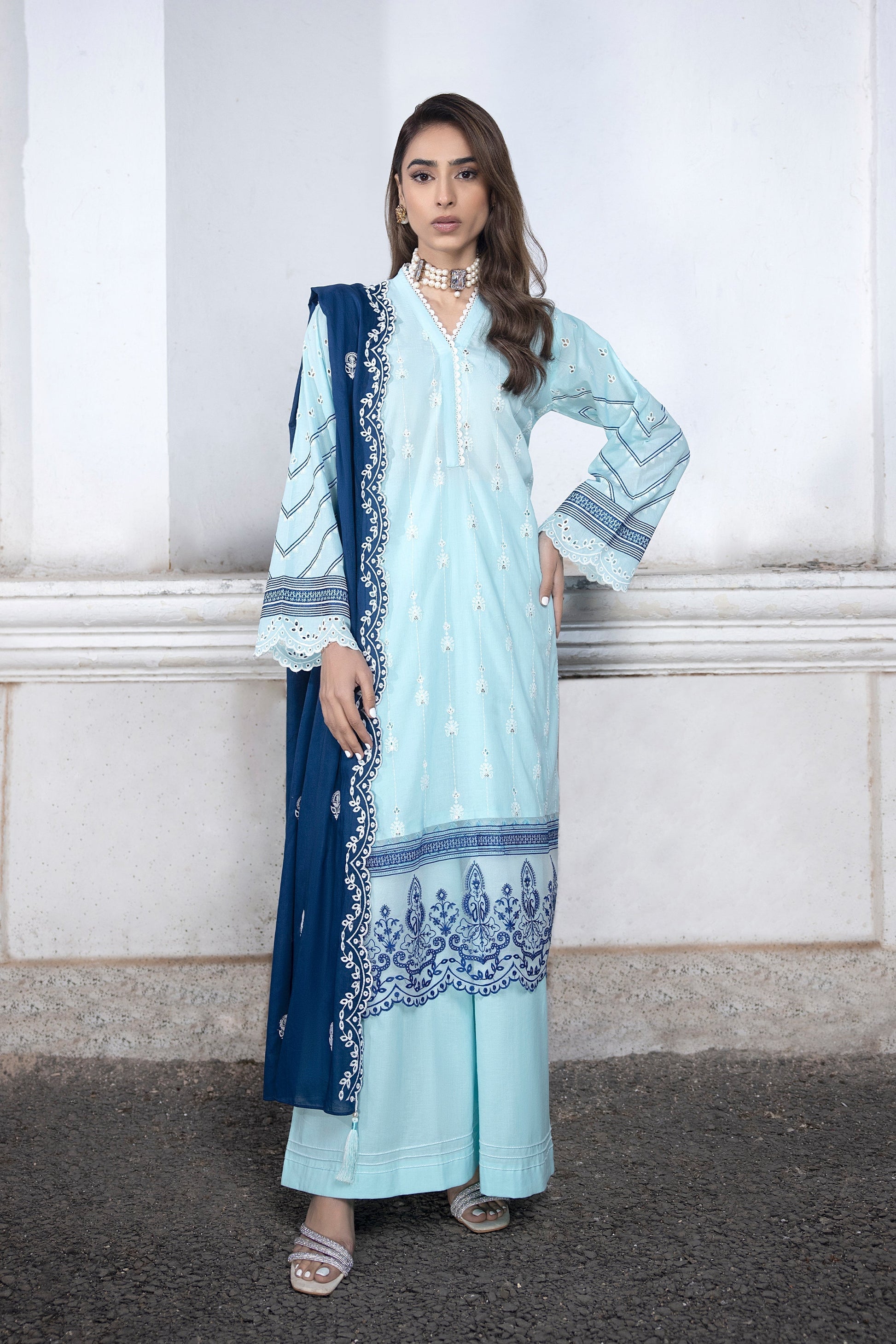 LSM | Spring Embroidered 24 | A-1 - Riwayat-e-Khas