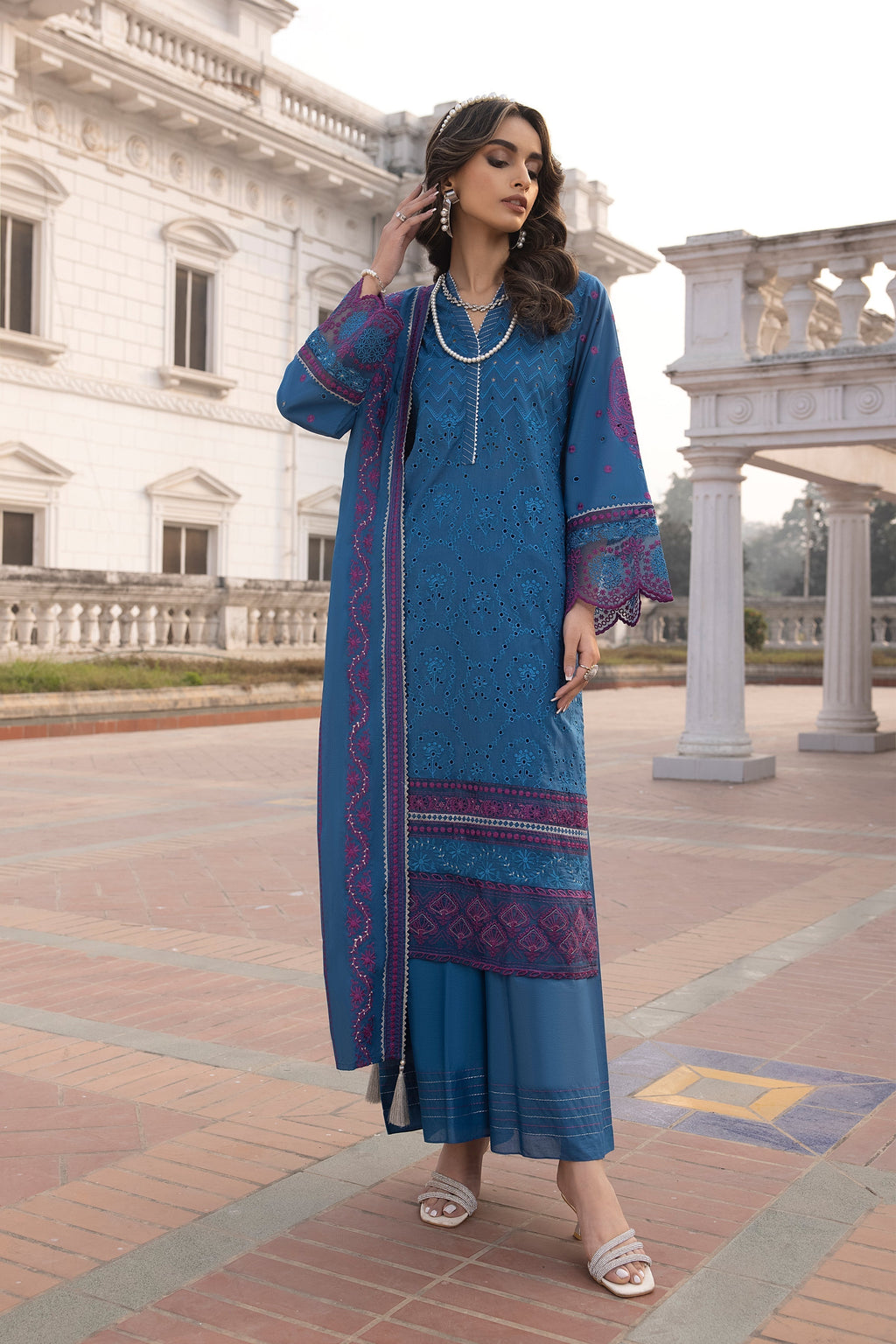 LSM | Spring Embroidered 24 | A-4 - Riwayat-e-Khas