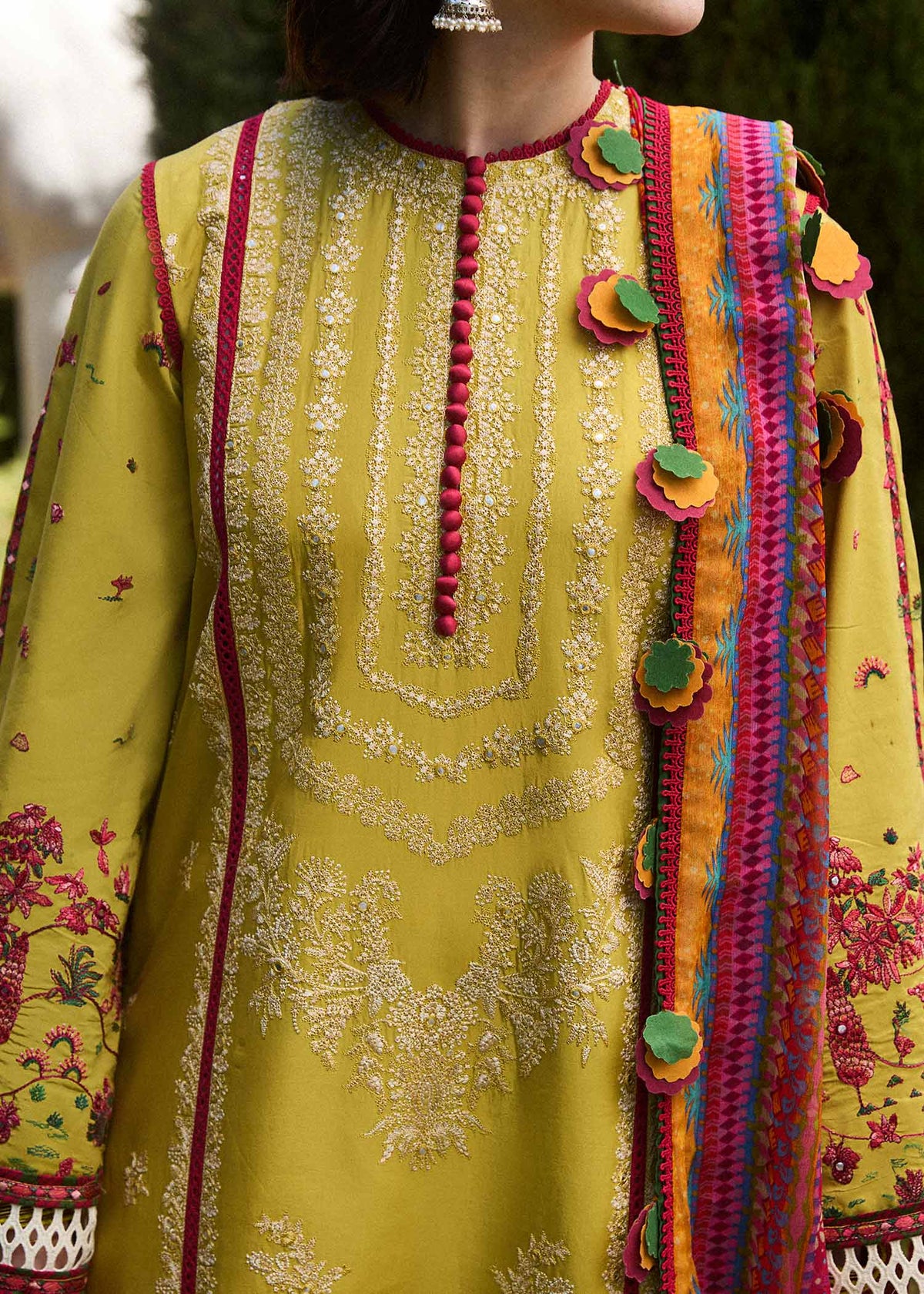 Hussain Rehar | SS Lawn 24 | Zest - House Of Anaya