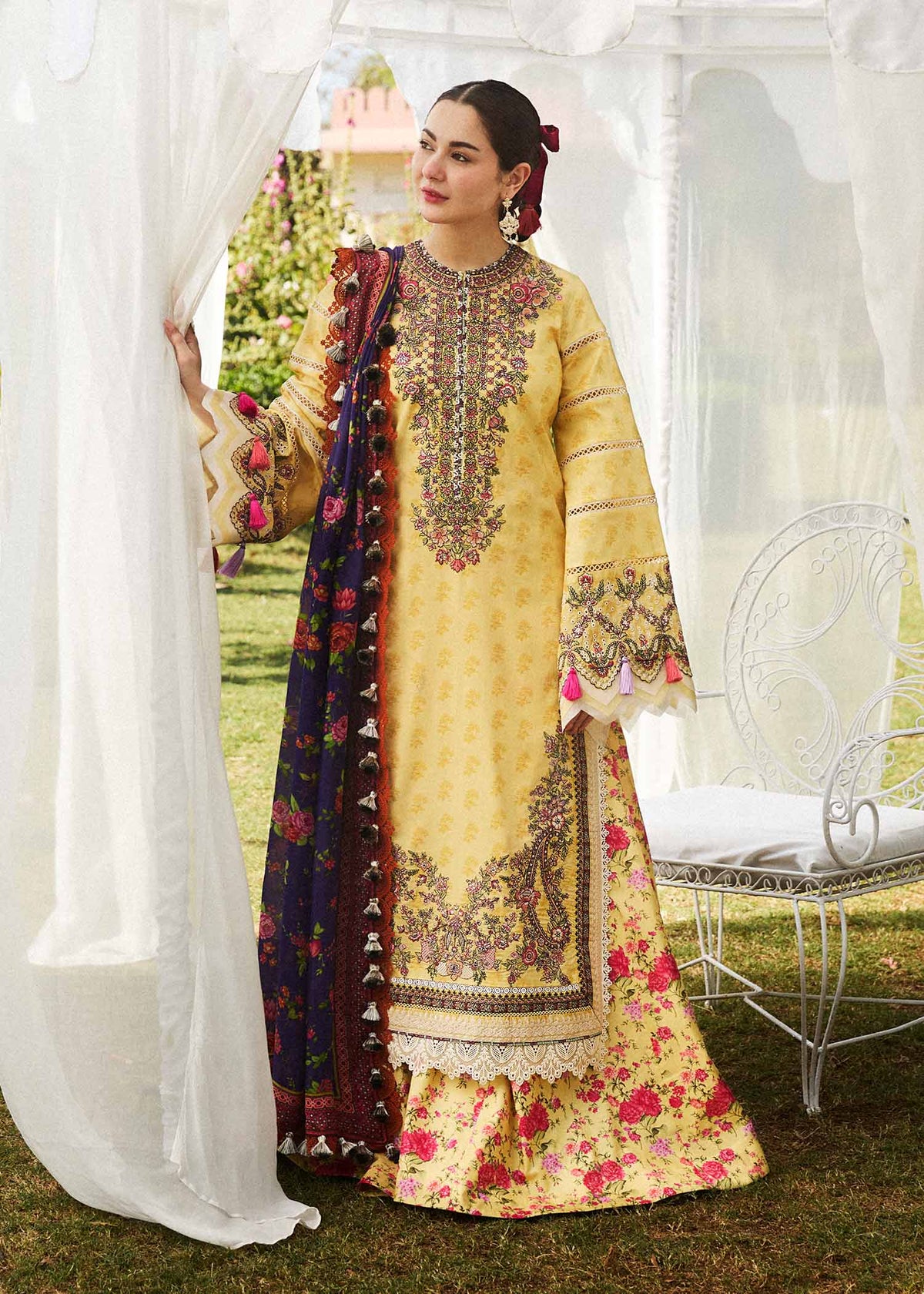 Hussain Rehar | SS Lawn 24 | Opal - House Of Anaya