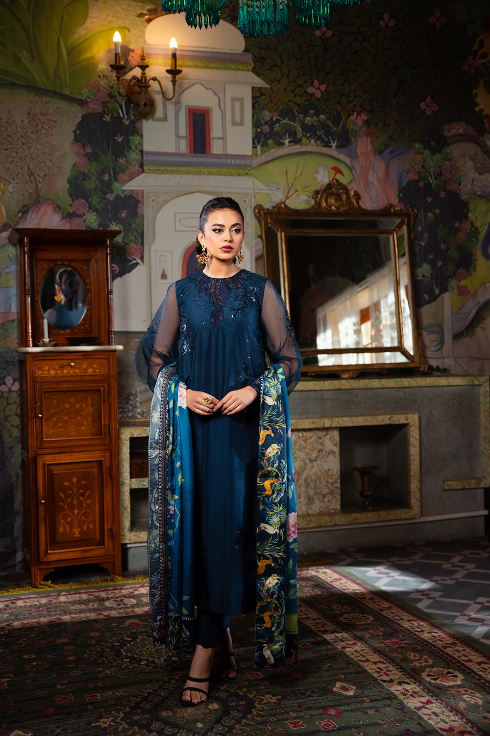 Saira Rizwan | Dahini Silk Pret | SIAN -SRLP03-25 - Riwayat-e-Khas