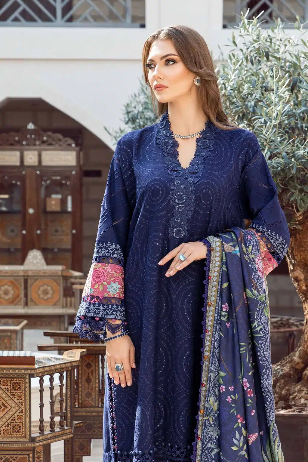 Maria B | M Prints Winter 23 | MPT-2001-B - House Of Anaya