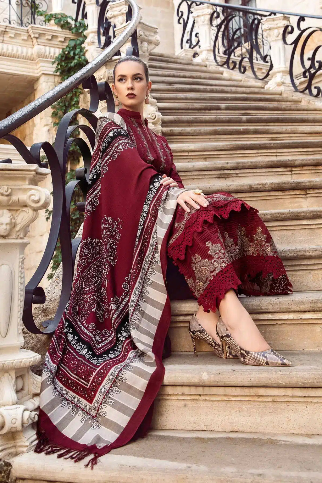 Maria B | M Prints Winter 23 | MPT-2002-A - House Of Anaya